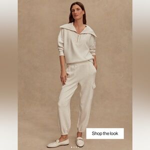 VARLEY The Cargo Pant 27.5" in Ivory Marl